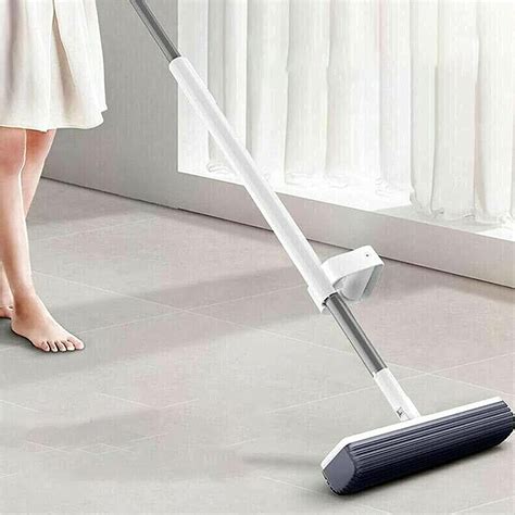 Mop with magic sponge within reach